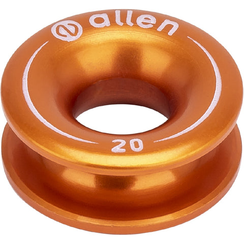 Allen 20mm x 8mm x 8mm Aluminium thimble Orange