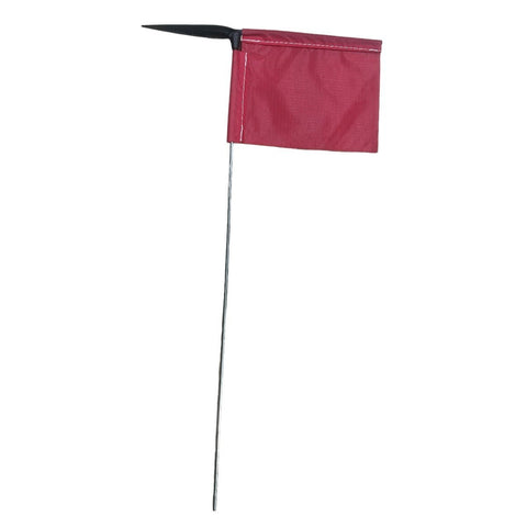 Allen Racing Flag Long Rod red