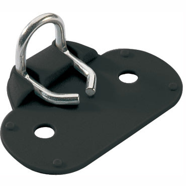 Ronstan Rope guide, suits small C-Cleat™ and T-Cleat™, black RF5404