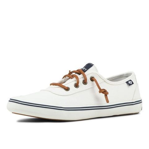 SPERRY Lounge 2 Lace Up White Canvas Sneakers