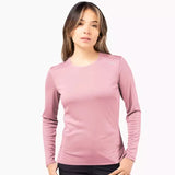 ZHIK Womens UVActive Long Sleeve Top - Pink SMALL